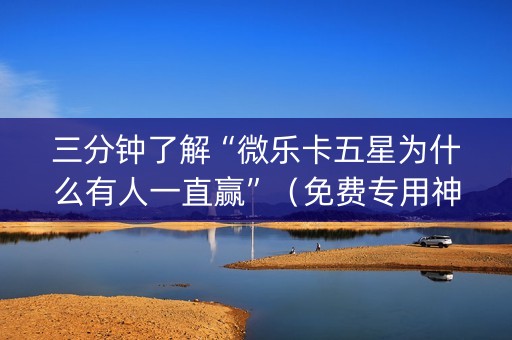 三分钟了解“微乐卡五星为什么有人一直赢”（免费专用神器)
