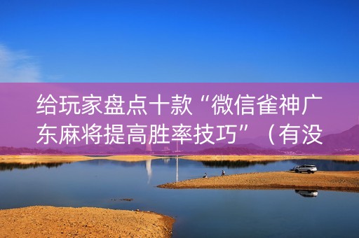 给玩家盘点十款“微信雀神广东麻将提高胜率技巧”（有没有猫腻)