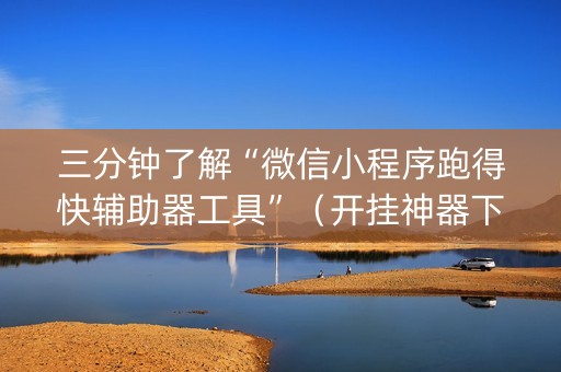 三分钟了解“微信小程序跑得快辅助器工具”（开挂神器下载)