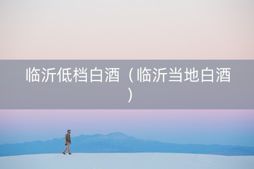 临沂低档白酒（临沂当地白酒）
