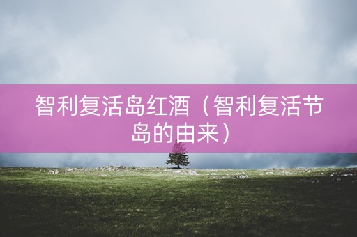 智利复活岛红酒（智利复活节岛的由来）