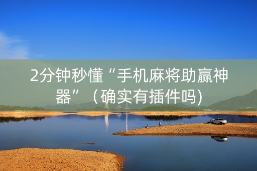 2分钟秒懂“手机麻将助赢神器”（确实有插件吗)