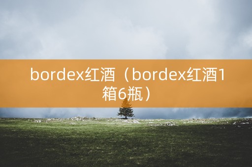 bordex红酒（bordex红酒1箱6瓶）