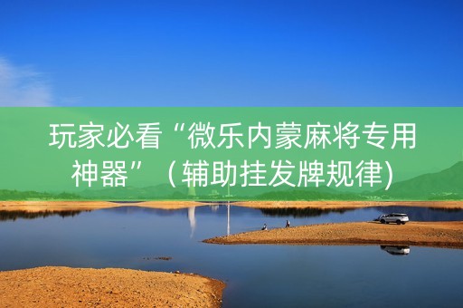 玩家必看“微乐内蒙麻将专用神器”（辅助挂发牌规律)