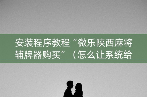安装程序教程“微乐陕西麻将辅牌器购买”（怎么让系统给自己好牌)