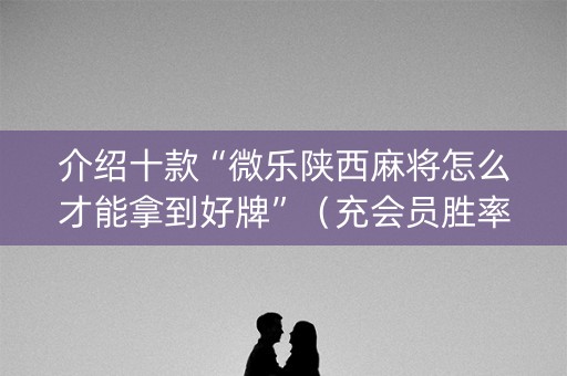 介绍十款“微乐陕西麻将怎么才能拿到好牌”（充会员胜率高)