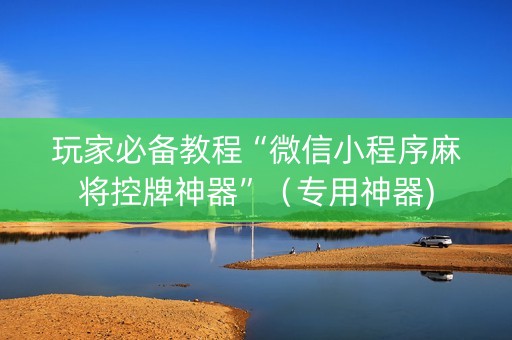 玩家必备教程“微信小程序麻将控牌神器”（专用神器)