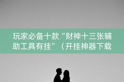 玩家必备十款“财神十三张辅助工具有挂”（开挂神器下载)