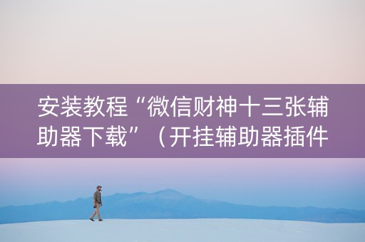 安装教程“微信财神十三张辅助器下载”（开挂辅助器插件)