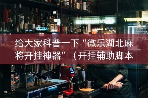给大家科普一下“微乐湖北麻将开挂神器”（开挂辅助脚本)