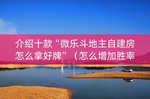 介绍十款“微乐斗地主自建房怎么拿好牌”（怎么增加胜率)
