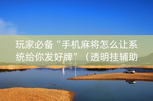 玩家必备“手机麻将怎么让系统给你发好牌”（透明挂辅助器)