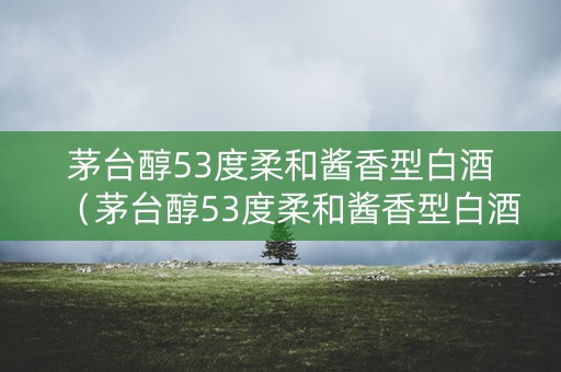 茅台醇53度柔和酱香型白酒（茅台醇53度柔和酱香型白酒多少钱）