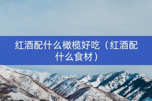 红酒配什么橄榄好吃（红酒配什么食材）
