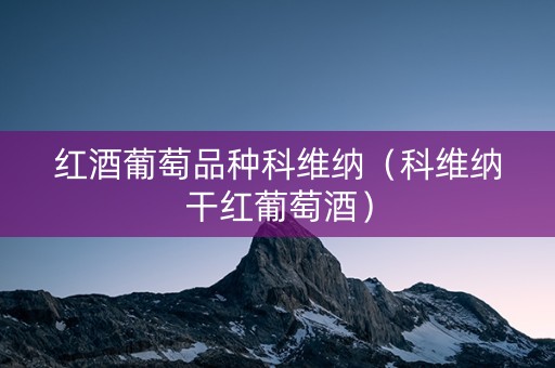 红酒葡萄品种科维纳（科维纳干红葡萄酒）