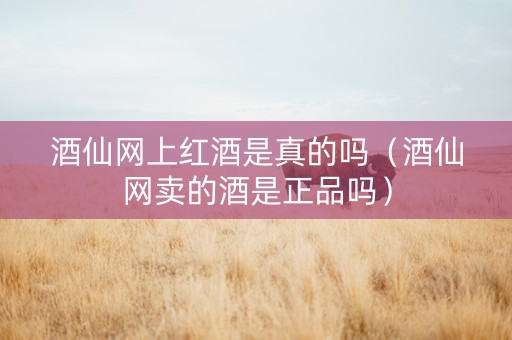 酒仙网上红酒是真的吗（酒仙网卖的酒是正品吗）