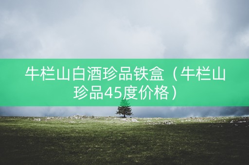 牛栏山白酒珍品铁盒（牛栏山珍品45度价格）
