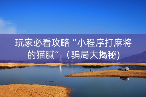 玩家必看攻略“小程序打麻将的猫腻”（骗局大揭秘)