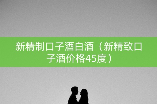 新精制口子酒白酒（新精致口子酒价格45度）
