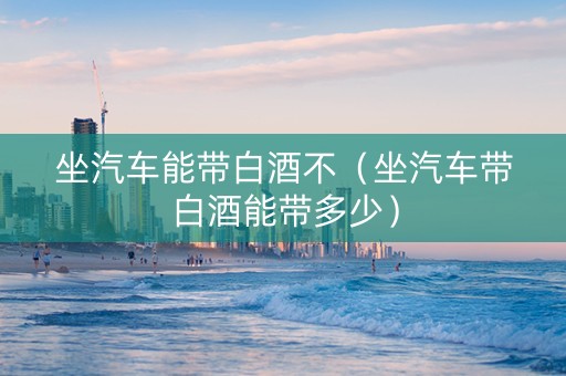 坐汽车能带白酒不（坐汽车带白酒能带多少）