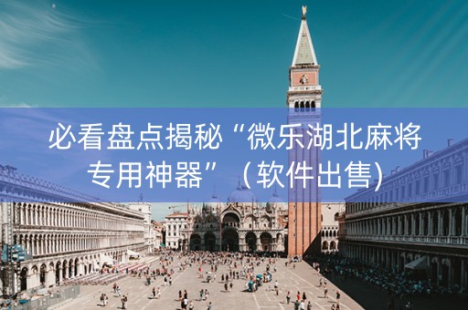必看盘点揭秘“微乐湖北麻将专用神器”（软件出售)