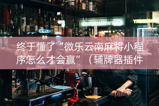 终于懂了“微乐云南麻将小程序怎么才会赢”（辅牌器插件购买)