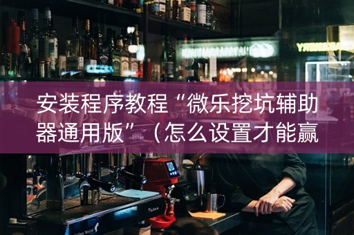 安装程序教程“微乐挖坑辅助器通用版”（怎么设置才能赢)