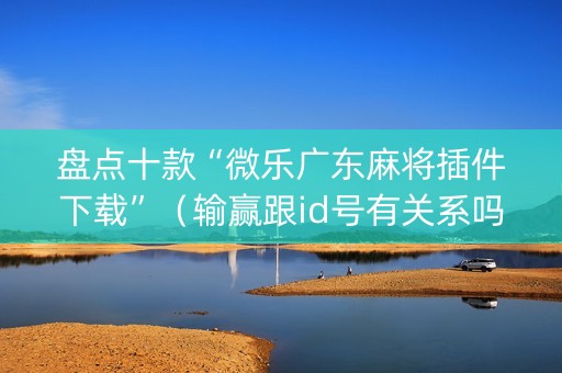 盘点十款“微乐广东麻将插件下载”（输赢跟id号有关系吗)