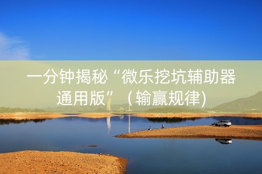 一分钟揭秘“微乐挖坑辅助器通用版”（输赢规律)