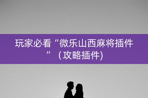 玩家必看“微乐山西麻将插件”（攻略插件)