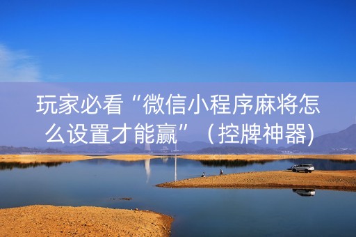 玩家必看“微信小程序麻将怎么设置才能赢”（控牌神器)