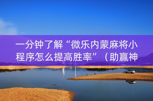 一分钟了解“微乐内蒙麻将小程序怎么提高胜率”（助赢神器购买)