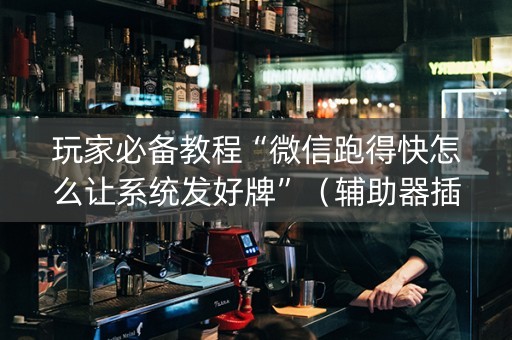 玩家必备教程“微信跑得快怎么让系统发好牌”（辅助器插件)