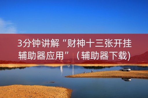 3分钟讲解“财神十三张开挂辅助器应用”（辅助器下载)