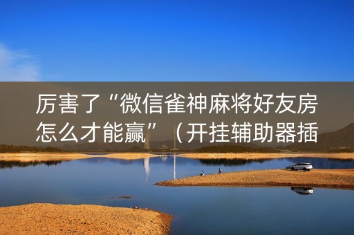 厉害了“微信雀神麻将好友房怎么才能赢”（开挂辅助器插件)