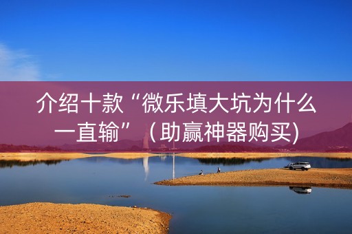 介绍十款“微乐填大坑为什么一直输”（助赢神器购买)