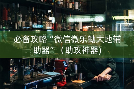 必备攻略“微信微乐锄大地辅助器”（助攻神器)