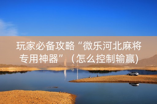 玩家必备攻略“微乐河北麻将专用神器”（怎么控制输赢)