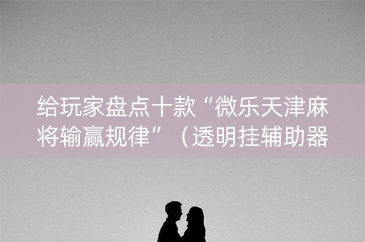 给玩家盘点十款“微乐天津麻将输赢规律”（透明挂辅助器)