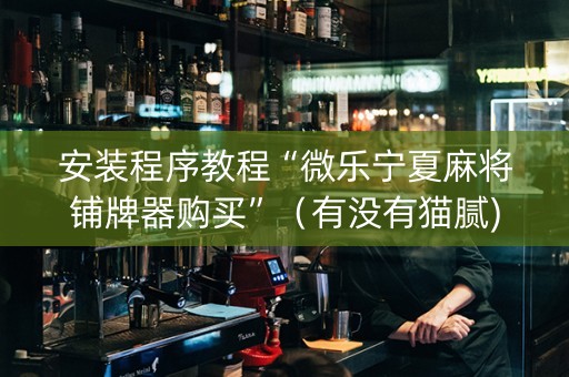 安装程序教程“微乐宁夏麻将铺牌器购买”（有没有猫腻)