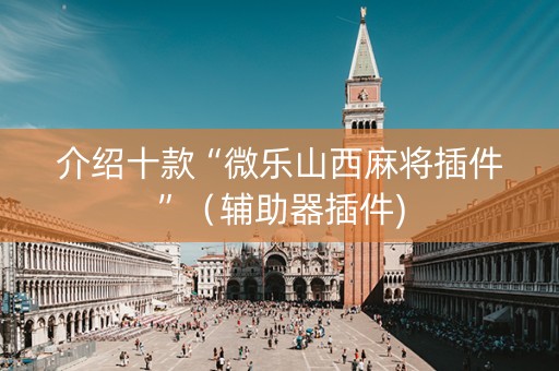介绍十款“微乐山西麻将插件”（辅助器插件)