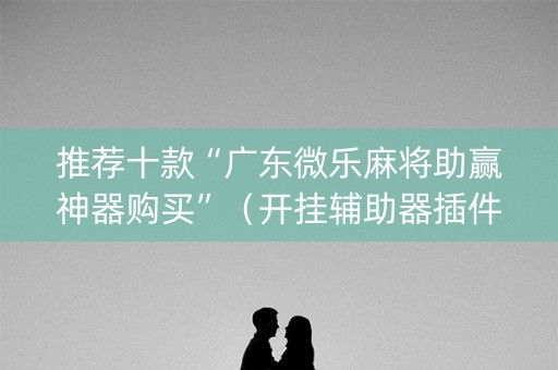 推荐十款“广东微乐麻将助赢神器购买”（开挂辅助器插件)