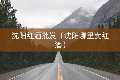 沈阳红酒批发（沈阳哪里卖红酒）