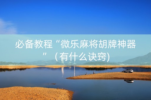 必备教程“微乐麻将胡牌神器”（有什么诀窍)