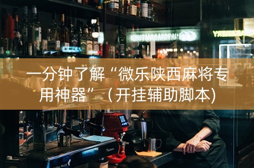 一分钟了解“微乐陕西麻将专用神器”（开挂辅助脚本)
