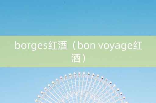 borges红酒（bon voyage红酒）