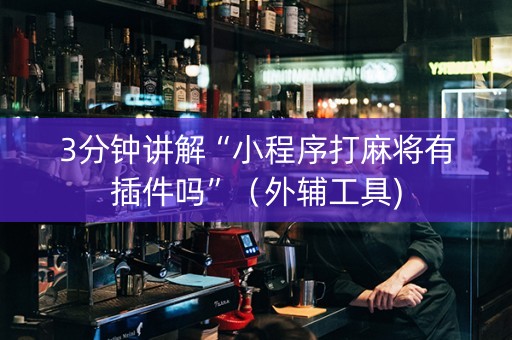 3分钟讲解“小程序打麻将有插件吗”（外辅工具)