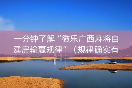 一分钟了解“微乐广西麻将自建房输赢规律”（规律确实有挂)
