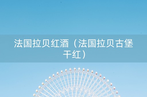 法国拉贝红酒（法国拉贝古堡干红）
