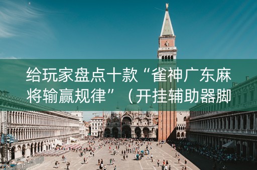 给玩家盘点十款“雀神广东麻将输赢规律”（开挂辅助器脚本)